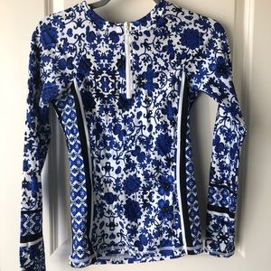 Nanette Lepore Swim Long Sleeve Rash Guard